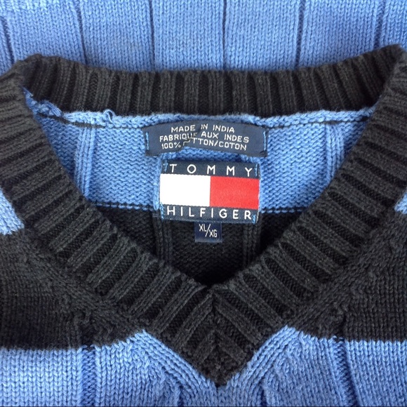 Tommy Hilfiger XL Striped Sweater - Picture 5 of 6